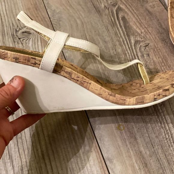 Chaps Womens Strappy Cork Sandals Size 9.5 - Picture 3 of 9